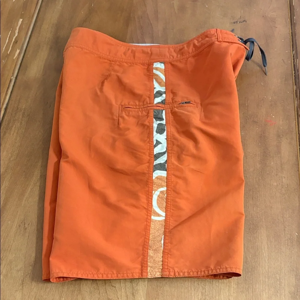 Patagonia Men's Vibrant Nylon Orange Board Shorts Size 32